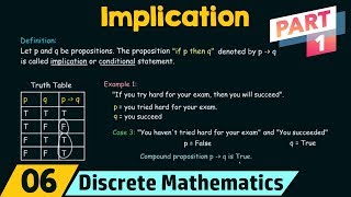 Logical Operators − Implication Part 1 [upl. by Lorraine]