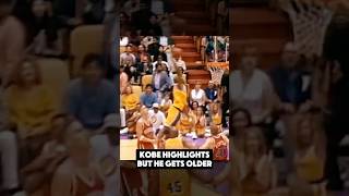 Kobe Highlights But He Gets Older 🏀🍿 history shorts [upl. by Akiwak]