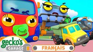 Partage le Jouet Bébé camion  ｜Le Garage de Gecko｜Camions pour enfants [upl. by Navnod]