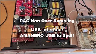 DAC NOS add Amanero USB and DIY TVC [upl. by Ias]