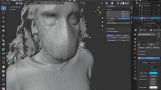 Blender tutorial  How to make your face mask from 3D scanning [upl. by Neened]