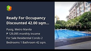 Ready For Occupancy Discounted 4200 sqm 2bedroom Residential Condo Renttoown in Pasig [upl. by Tisbe523]