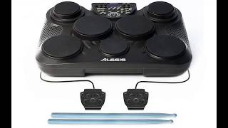 Alesis CompactKit 7 – UltraPortable 7Pad Electronic Tabletop Drum Kit [upl. by Carmina391]