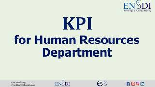 KPI for HR Department [upl. by Marinna]