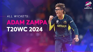 Every Adam Zampa wicket at T20 World Cup 2024 [upl. by Nelia457]