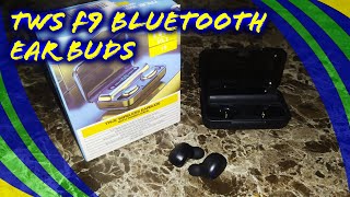 TWS V51 F9 BLUETOOTH EARBUDS AND POWER BANK  FILIPINO TAGALOG TUTORIAL [upl. by Milewski]