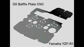 Home made Yamaha YZFR1 Oil Baffle Plate [upl. by Daph]