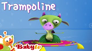 Jumping on the Trampoline  Draco the Dragon 🐉  Videos for Toddlers BabyTV [upl. by Seravaj191]