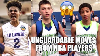 WHEN NBA PLAYERS GOT IN THEIR BAGS IN HIGH SCHOOL [upl. by Eerolam]