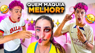 QUEM MAQUIAR MELHOR VENCE deu treta [upl. by Asylla968]