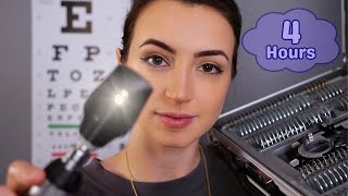 4 Hours of Eye amp Ear Exams ASMR for Work or Sleep  Soft Spoken [upl. by Schmitt]