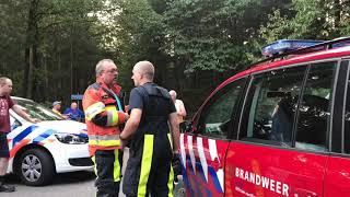 Grote bosbrand in Appelscha [upl. by Adner]