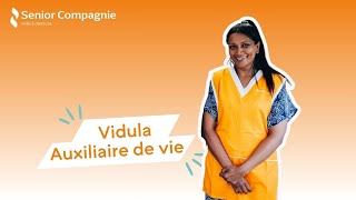 Vidula Auxiliaire de Vie chez Senior Compagnie Nanterre [upl. by Ailema358]