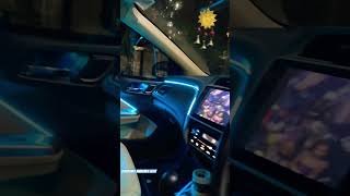 Blaupunkt M18 Ambience Light in Honda city [upl. by Mignonne]