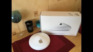 Apple AirPort Extreme Base Station 54 Mbps unboxing [upl. by Eninnaj]