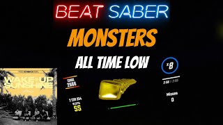 Beat Saber Monsters All Time Low ft Blackbear amp Demi Lovato POODLES FULL COMBO [upl. by Tri835]