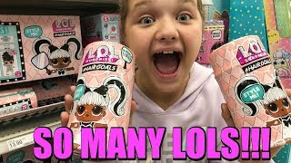 Toy Shopping at TARGET for LOL Surprise HAIR GOALS and LOL Surprise BLING LOL Dolls [upl. by Atiker812]