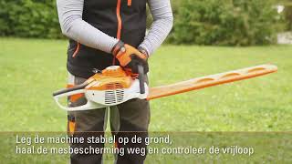 STIHL HS 56 benzine heggenschaar [upl. by Fosque801]