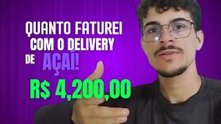 Quanto faturei no primeiro més de deliveryVENDAS ONLINE [upl. by Herrick]