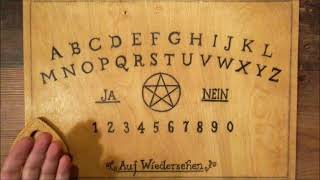 Praktische Arbeiten mit dem Witchboard Hexenbrett  Risiken Optionen Tipps amp Tricks [upl. by Naujad]