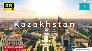 Kazakhstan 4K Exploring the Natural Beauty Cities amp Attractions in Winters  Summers [upl. by Nedyaj]