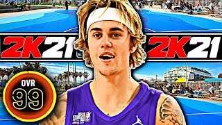 JUSTIN BIEBER FACE CREATION IN NBA 2K21  DRIPPY WHITE BOY FACE CREATION 2K21 [upl. by Parhe]