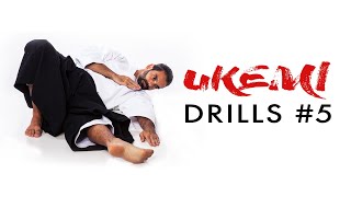 Aikido Practice Ukemi Drills 5 Mae Ukemi 3Point [upl. by Aihsiym628]