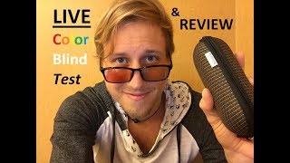 Pilestone Color Blind Glasses Review with Color Blind Test [upl. by Anayad]