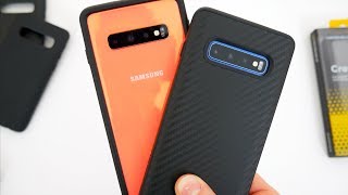 RhinoShield SolidSuit amp CrashGuard Cases for Samsung Galaxy S10S10 Comparison [upl. by Barbabas871]