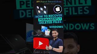 How To Recover Permanently Deleted Files From Windows Pc 2023 Restore files on Windows 1110 [upl. by Nial]