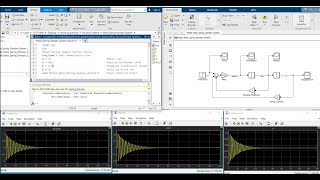 Design Spring Mass Damping System in Simulink  Part 1 [upl. by Tahmosh]