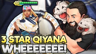 3 Star Qiyana  New Year Same Ol Highroll  TFT Remix Rumble  Teamfight Tactics [upl. by Nomar]