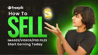 How to Selling Photos Videos and PSD Files Easy Money Online onlineearning freepik earnmoney [upl. by Dibri]