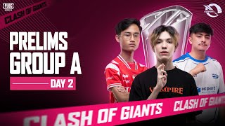 ID PUBG MOBILE RUTHLESS CLASH OF GIANTS SEASON 4 PRELIMS GROUP A DAY 2 FT BTR VPE DRS A1 [upl. by Grizel]