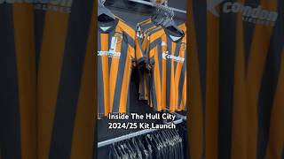 Inside The Hull City 202425 Kit Launch shorts hcafc hullcity footballkits football [upl. by Orhtej]