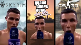 Cristiano Ronaldo SIUUU in different games 2 [upl. by Uolyram]