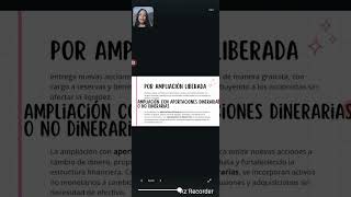 Ampliación de Capital y Política de Dividendos [upl. by Tenney]