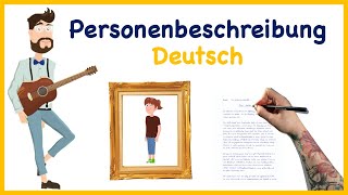 Personenbeschreibung  kurz amp knackig  Deutsch [upl. by Aikemahs]