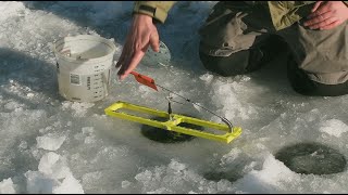 How to Set a Tip Up for Ice Fishing [upl. by Shalne]