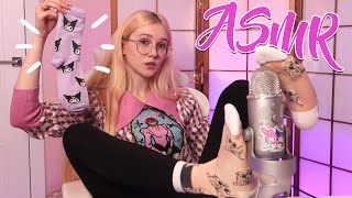 ASMR with foot Unusual triggers 🧦 My socks relaxing sounds [upl. by Otho]