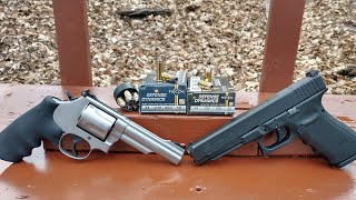 44 Special VS 45 ACP  Fiocchi Defense Dynamics Gel Test [upl. by Christi]