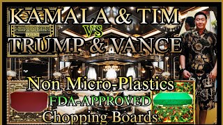 Kamala Harris Tim Walz Trump Vance US Election H3Ranger Chopping Board Talenan HDPE Nylon Butcher [upl. by Nnaecyoj473]