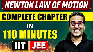 NEWTON LAW OF MOTION in 110 Minutes  Full Chapter Revision  Class 11th JEE [upl. by Auqinot326]