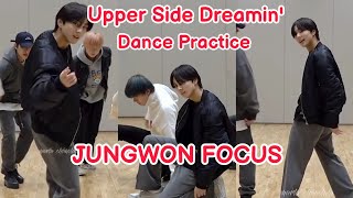 Upper Side Dreamin Dance Practice JUNGWON FOCUS  ENHYPEN [upl. by Ispep382]