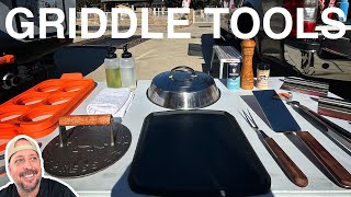 12 Essential Griddle Tools blackstone griddle itsgriddletime [upl. by Garey663]