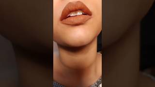 Caramel Brown Shade lips🔥 makeuptutorial makeup cosmetics shopping beauty fashion grwm short [upl. by Lesko746]