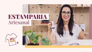 Aprenda a fazer Estamparia Artesanal agora mesmo [upl. by Ahsyek196]