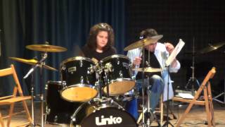 Jovanotti  Penso Positivo Drum Cover  Rebecca Rava 2014 [upl. by Brothers107]