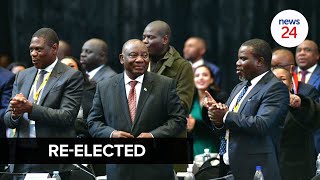 WATCH  Cyril Ramaphosa reelected as state president of the seventh administration [upl. by Kahaleel802]