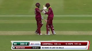 Highest Partnership in ODI Cricket History  West Indies vs Ireland [upl. by Rihsab]